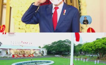 Upacara Penurunan Bendera Pusaka Republik Indonesia