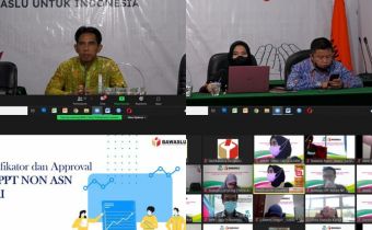 Bimbingan Teknis Verifikator dan Approval Bawaslu