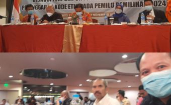 Diskusi Terpumpun Proyeksi Penagangan Pelanggaran Kode Etik Pada Pemilu dan Pemilihan 2024