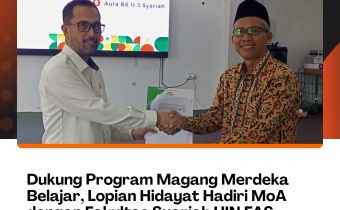 Dukung Program Magang Merdeka Belajar, Lopian Hidayat Hadiri MoA dengan Fakultas Syariah UIN FAS Bengkulu