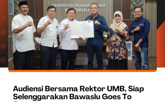 Audiensi Bersama Rektor UMB, Siap Selenggarakan Bawaslu Goes To Campus