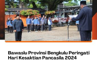 Bawaslu Provinsi Bengkulu Peringati Hari Kesaktian Pancasila 2024