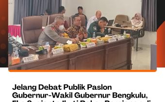 Jelang Debat Publik Paslon Gubernur-Wakil Gubernur Bengkulu, Eko Sugianto Ikuti Rakor Persiapan di KPU Provinsi Bengkulu