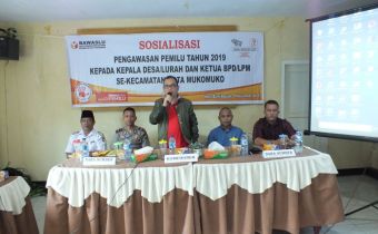 Ketua Bawaslu Provinsi Bengkulu  Melakukan Supervisi  Ke Bawaslu Kabupaten Mukomuko