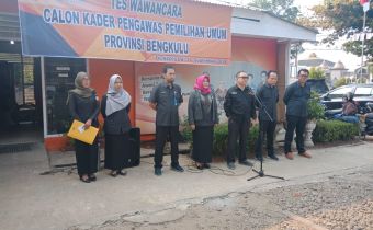 Rangkaian Proses Seleksi Sekolah Kader Pengawas Pemilu Provinsi Bengkulu