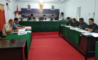 Sidang Pemeriksaan Dugaan Pelanggaran Kode Etik Penyelenggara Pemilu Perkara nomor 263-PKE-DKPP/VIII/2019