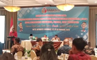 Rapat Koordinasi Nasional Implementasi Sistem Informasi Penyelesaian Sengketa (SIPS) Pada Pemilihan Gubernur, Bupati, dan Walikota Tahun 2020
