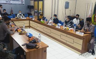 Rapat Koordinasi Persiapan Debat Publik /Terbuka Pertama dalam Pemilihan Gubernur dan Wakil Gubernur Bengkulu Tahun 2020