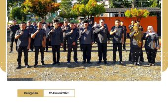 Apel Pagi Pekanan, Faham Syah Ajak Jajaran Perkuat Koordinasi dan Kesiapan Kinerja sesuai Perkin