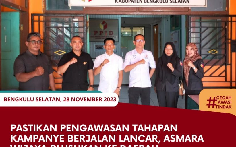 Pastikan Pengawasan Tahapan Kampanye Berjalan Lancar, Asmara Wijaya Blusukan ke Daerah